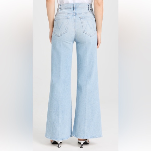 MOTHER Hustler Roller Flood Wide Leg Jeans - Picture 3 of 8